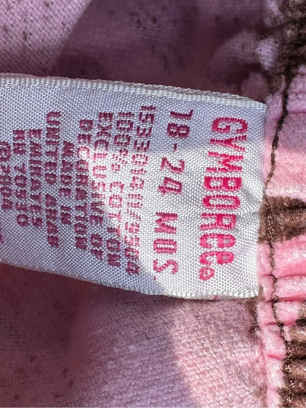 Gymboree vintage early
